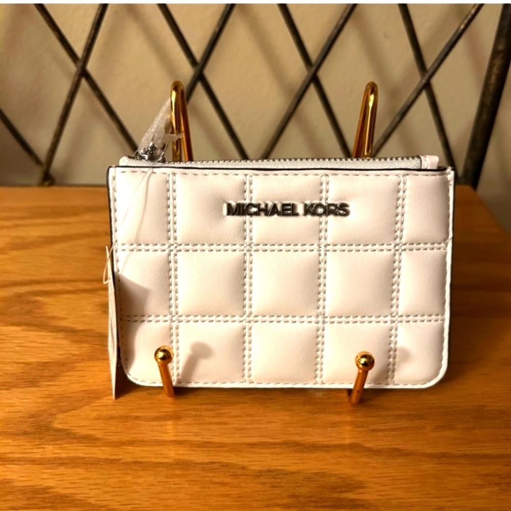 Michael Kors Zip Card Card Case NWT